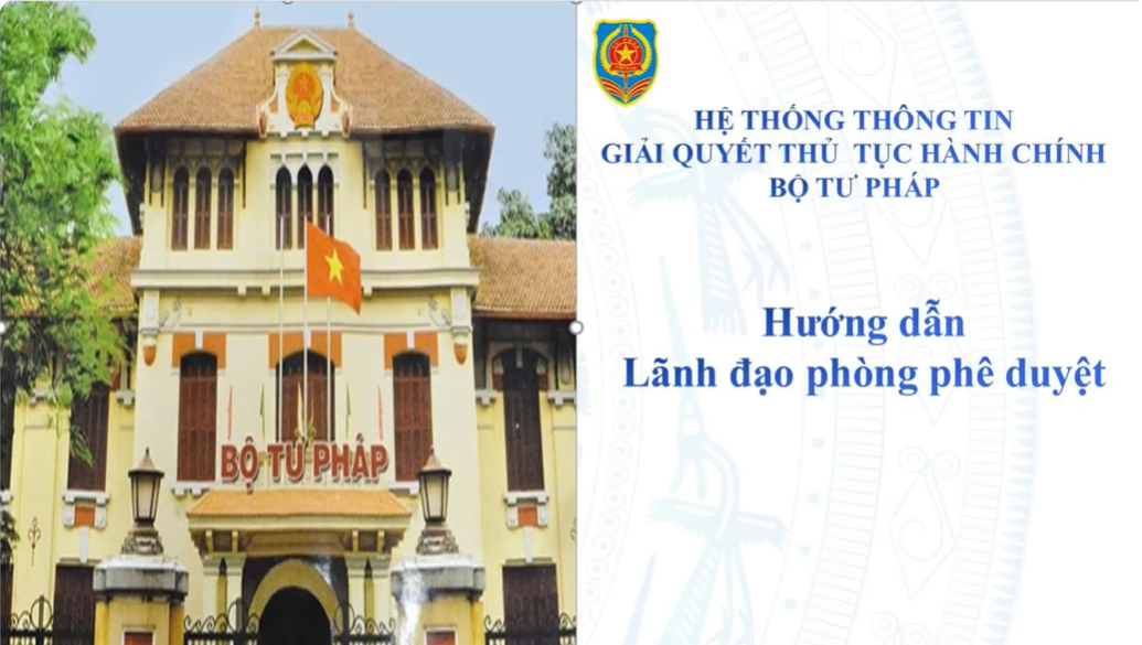 Hướng dẫn Lãnh đạo phòng phê duyệt hồ sơ